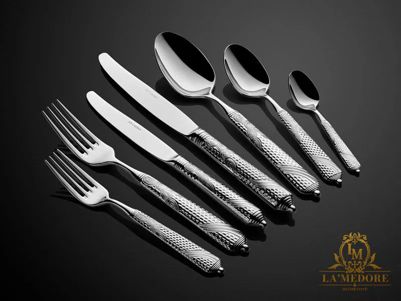Embossed çatal kaşık bıçak takımı 89 parça, ürün fotoğrafı