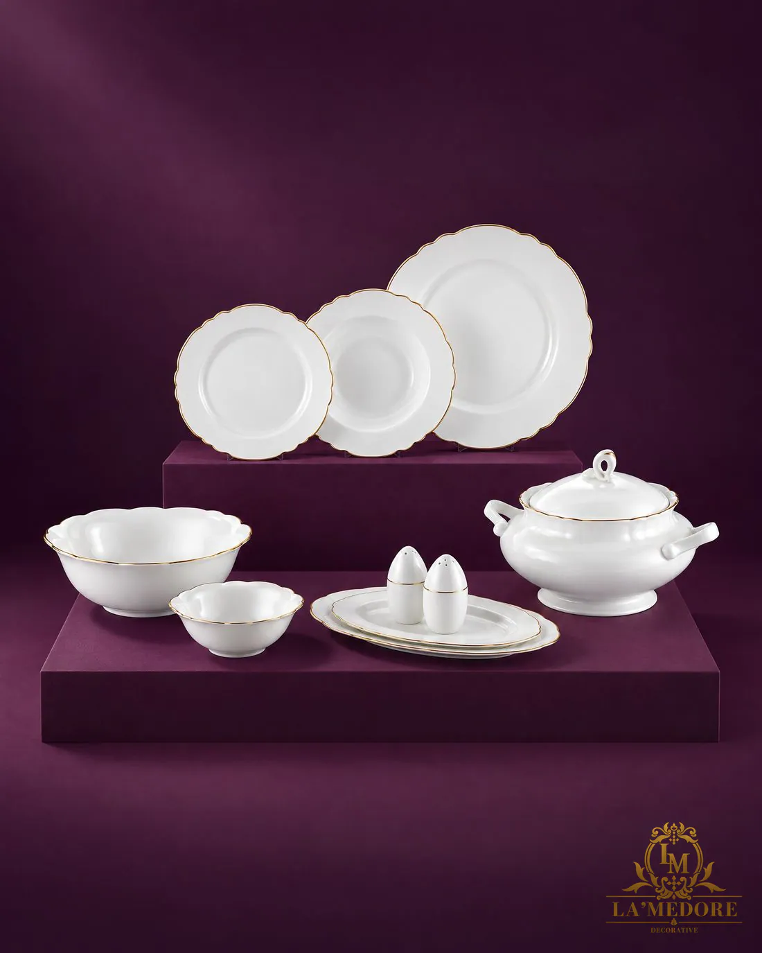 Elegance Gold + Imperial Yarım Gold 12 Kişilik Sofra Seti, kapak görseli